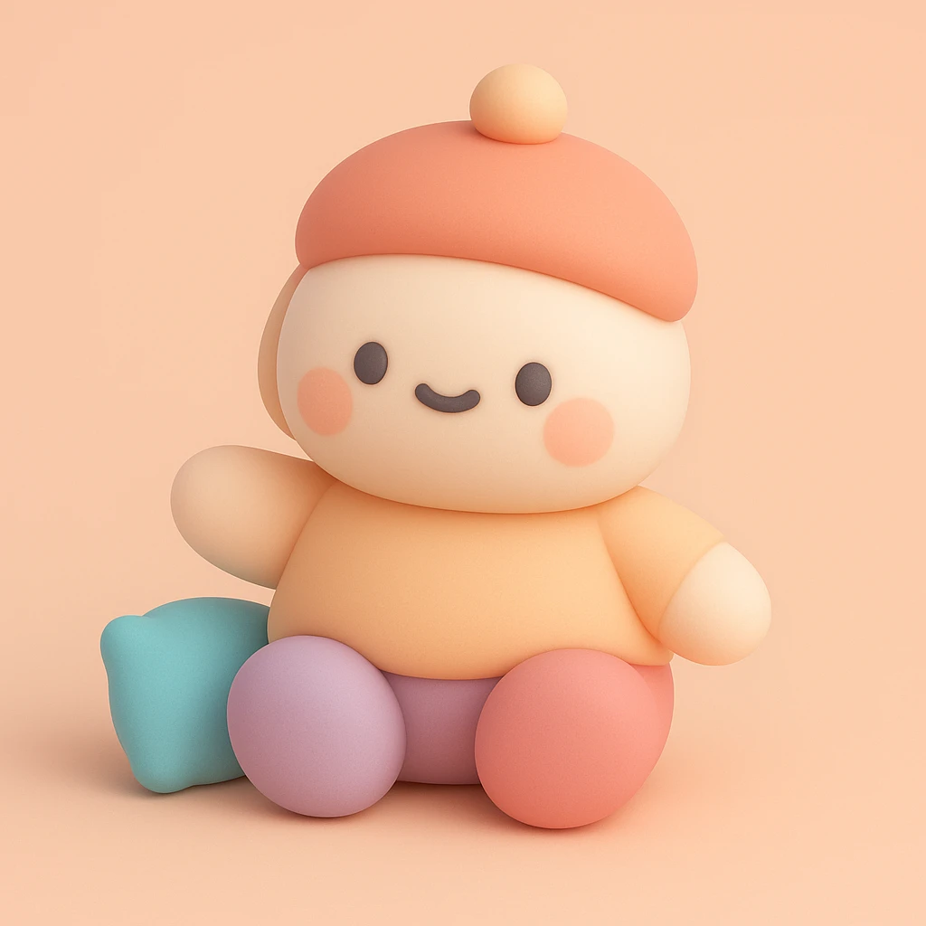 Create attached in mochi style emoji