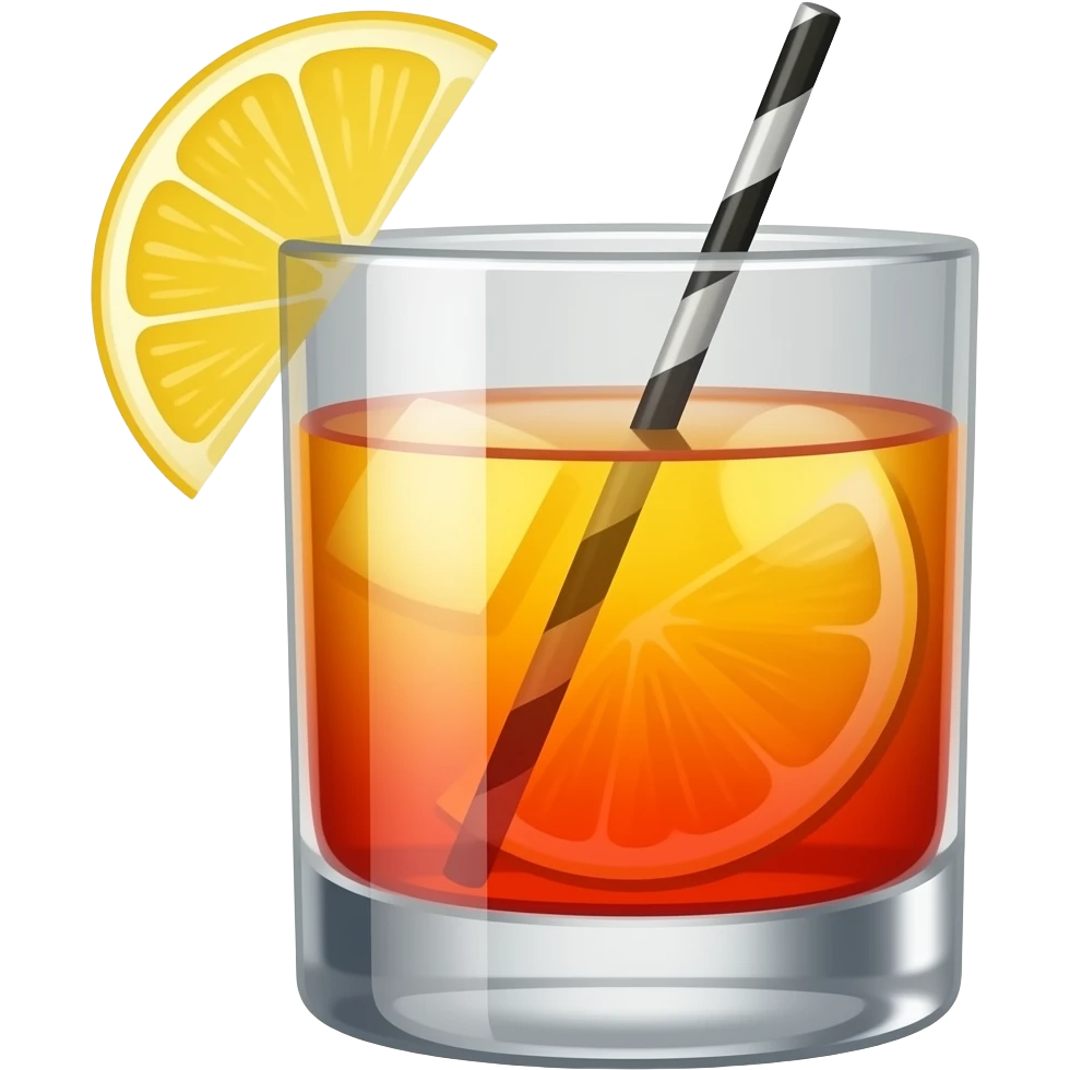 Tequila sunrise emoji