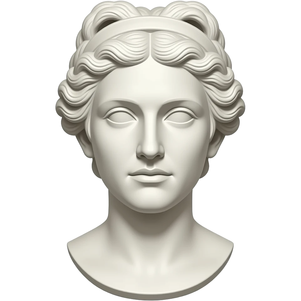 female Greek  statue emoji