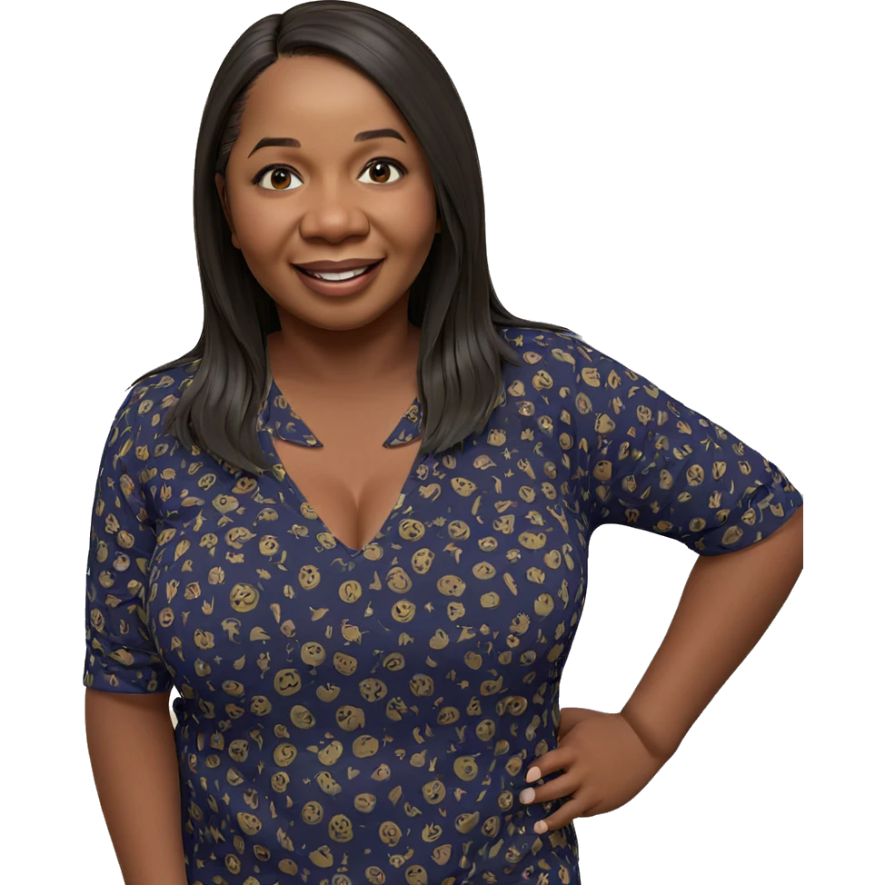 smiling girl with long hair emoji