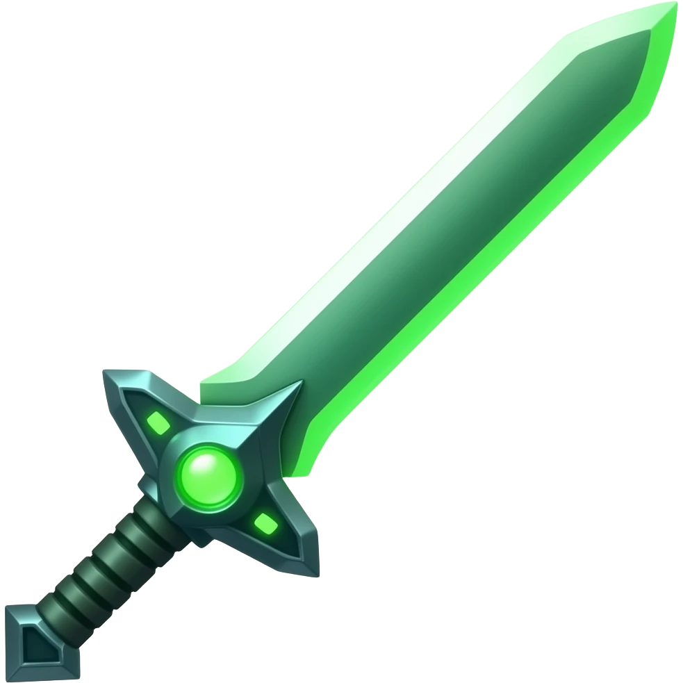 Future green sword emoji