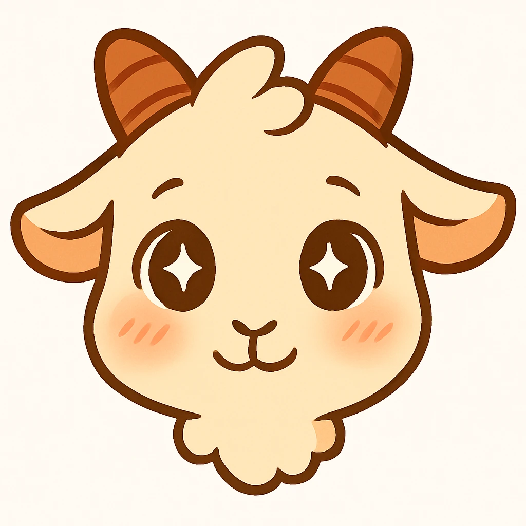 Edit the image to change the mouth to a small, shy smile instead of a frown, keeping the shy and bashful expression with shining, sparkling eyes and slight blush. Maintain the simple, clean style and white background, designed for a small emote. emoji