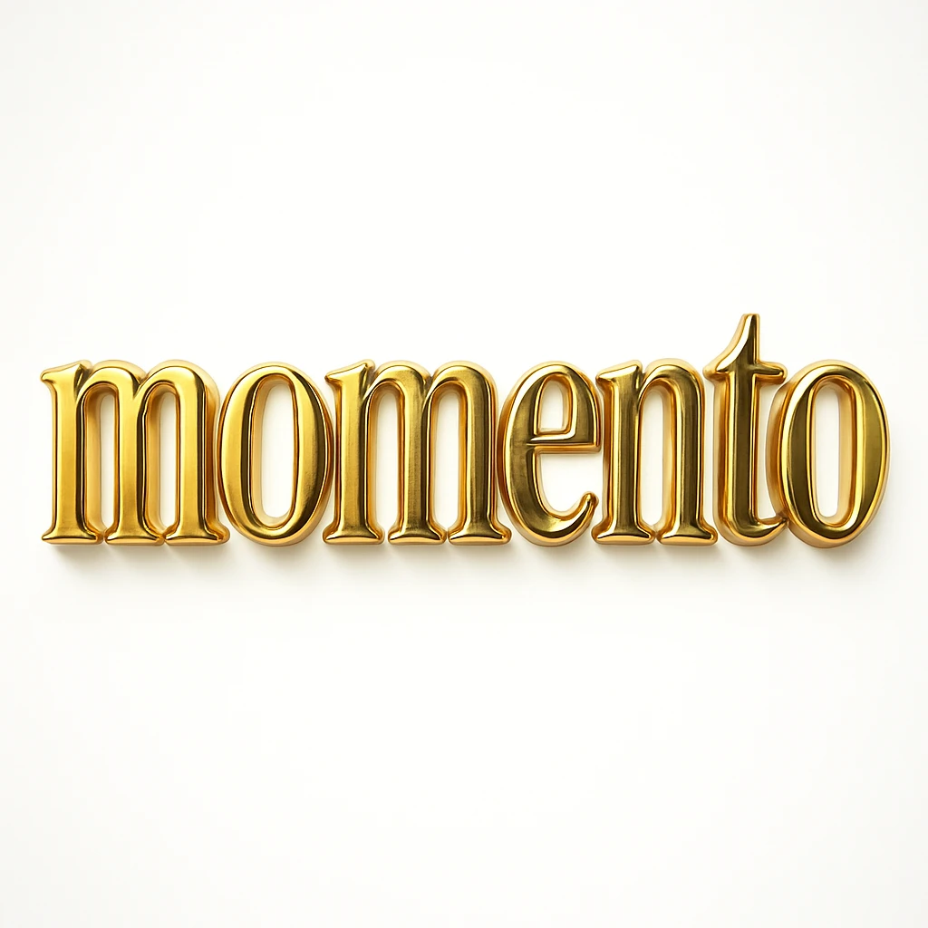 type "momento" but in front view, FINE LINES emoji