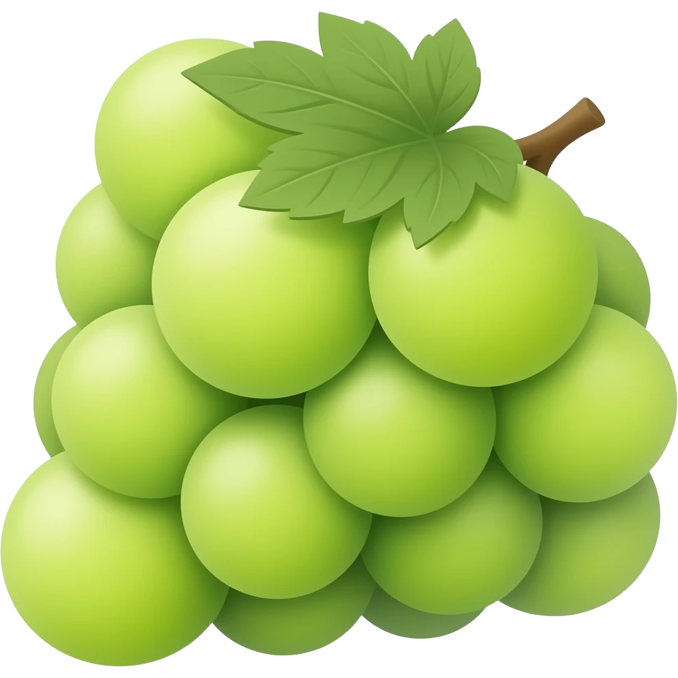 make green grpe imoji on this chat emoji