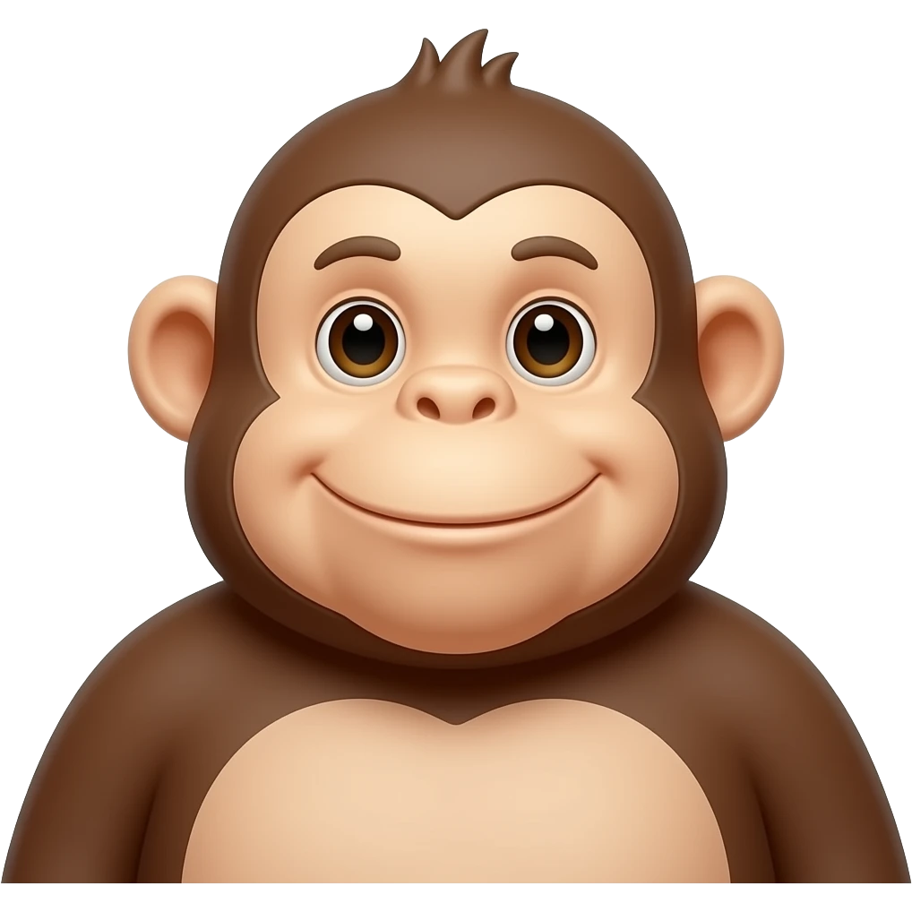 Make a Blooket emoji fat supersonic chubby monkey guy emoji