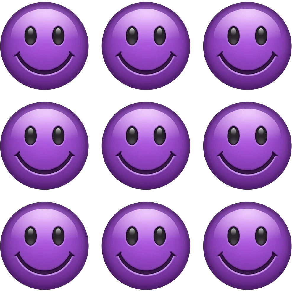 purple smileys emoji