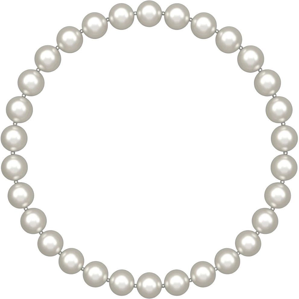 pearl bead necklace emoji