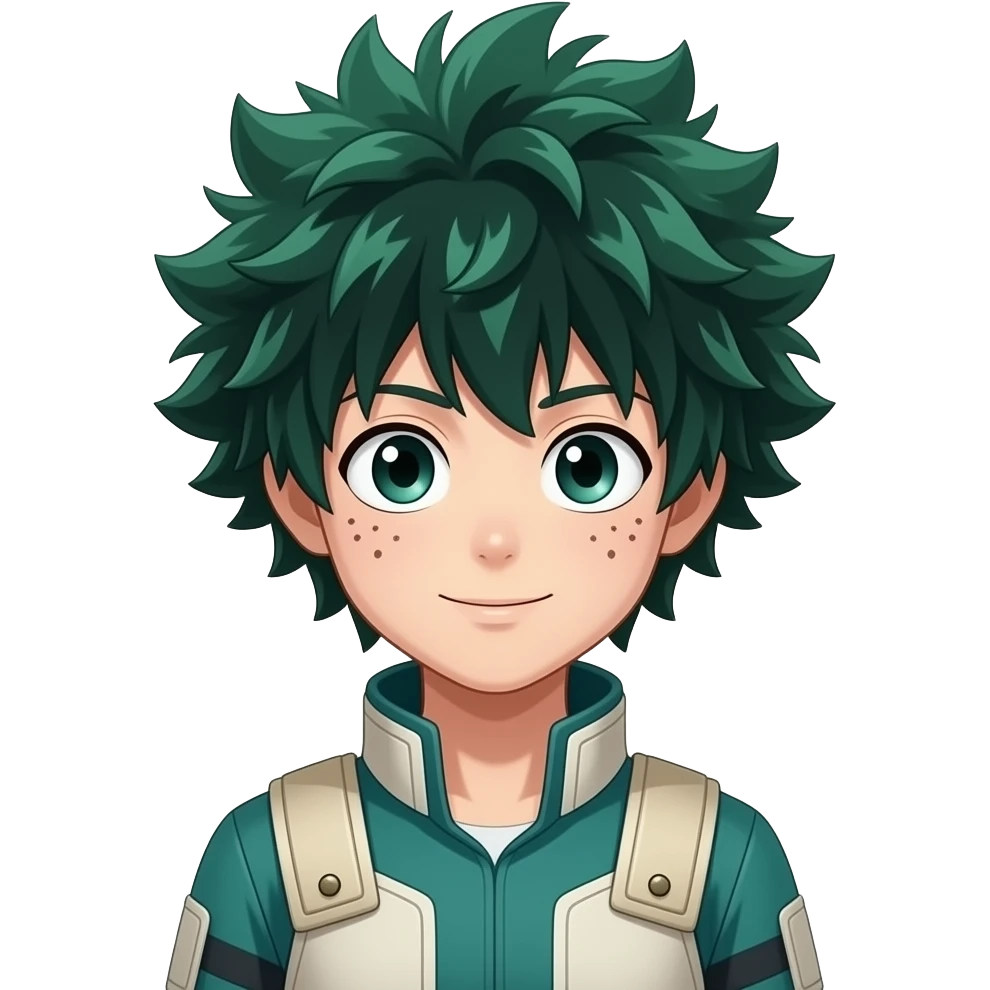 Shoto Todoroki but girl emoji