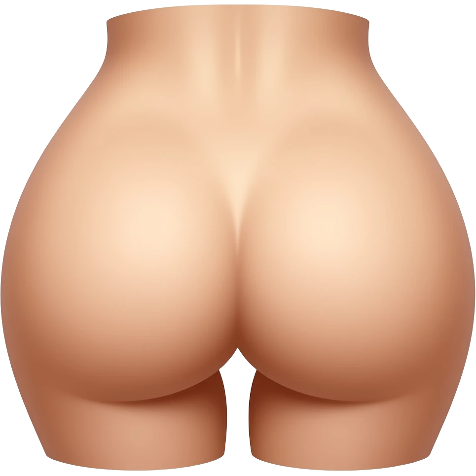 massive naked butt emoji