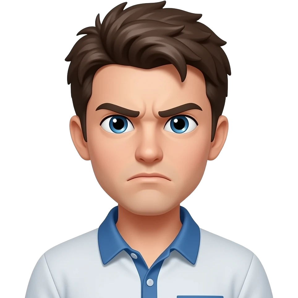 annyoyed young person emoji