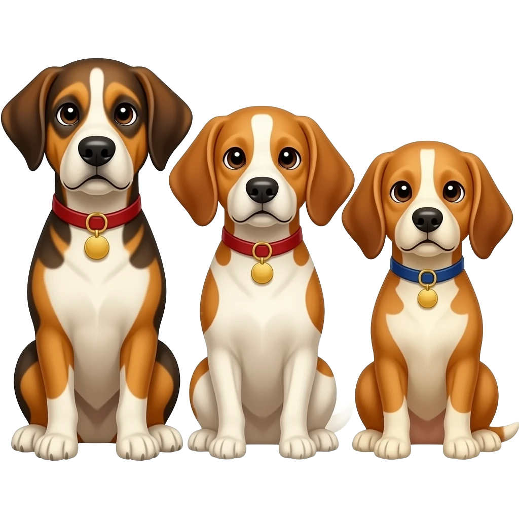 Bentley & Owen & Abby the dogs emoji