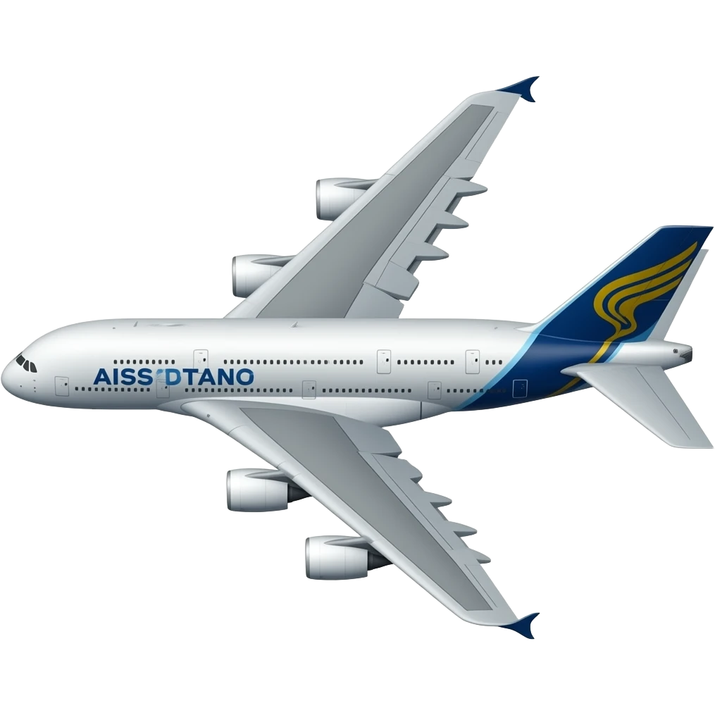 Make A A380 plane emote emoji