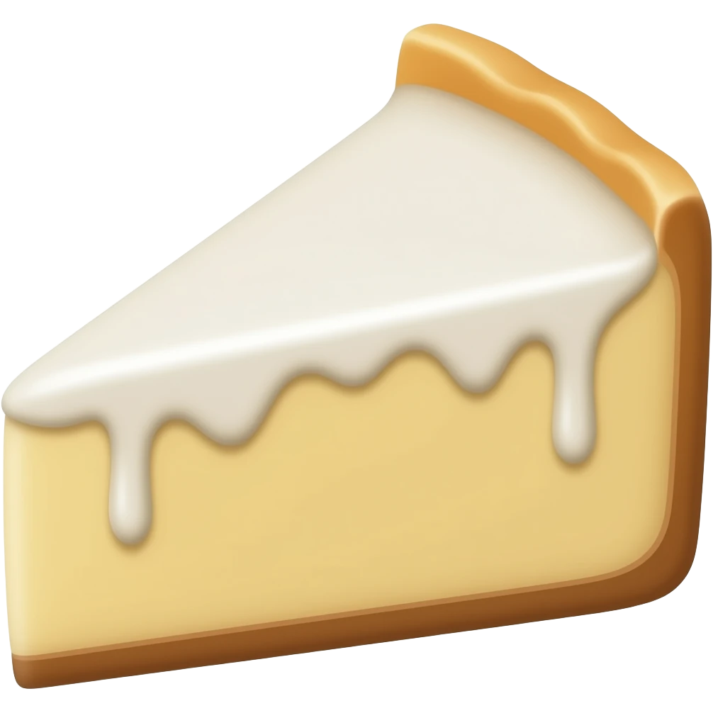 Cream Cheescake emoji