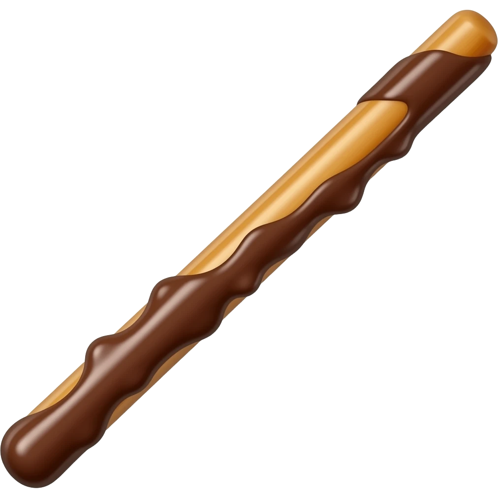 Chocolate Pocky stick emoji