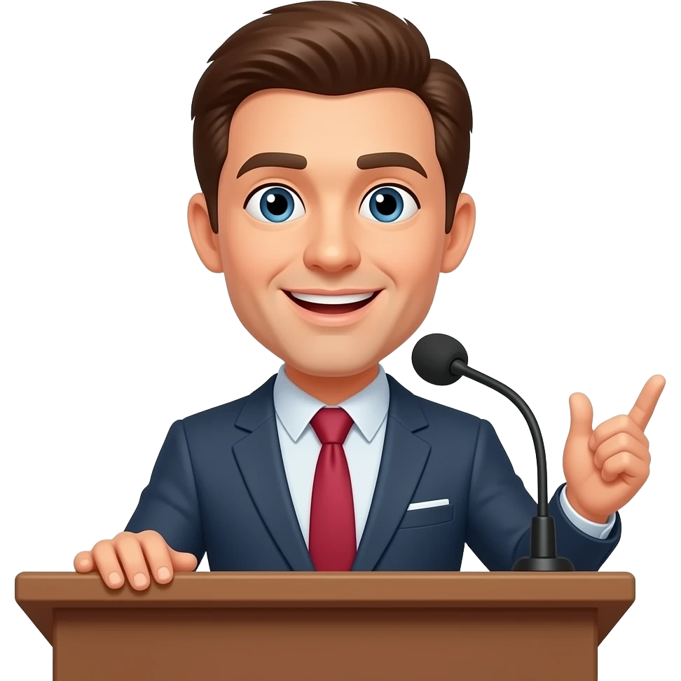 Speaker presentation emoji