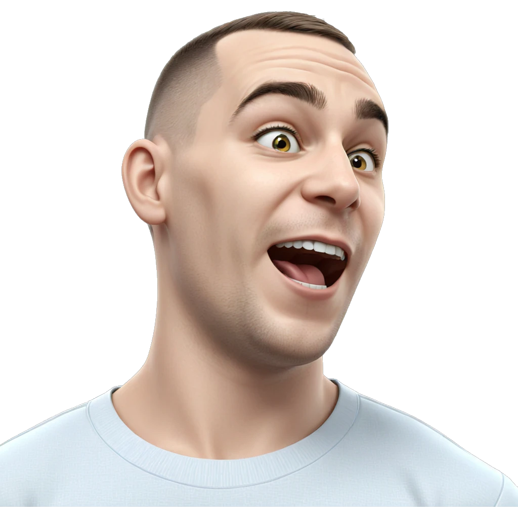 realistic portrait of a boy emoji