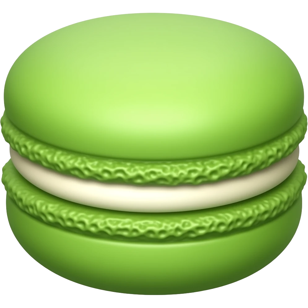 Green Macaron emoji