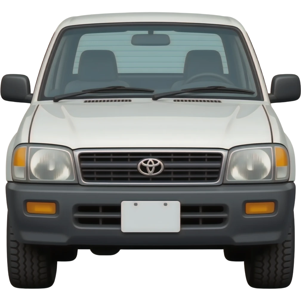 1988 rn105r hilux in white emoji
