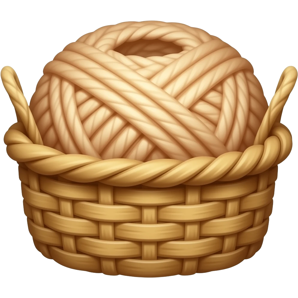 yarn in basket emoji