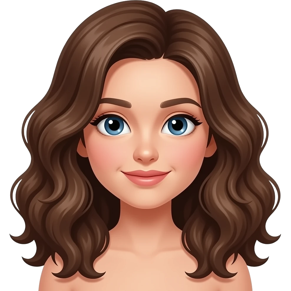 Menina  mais emoji cabelo andulado é  grande emoji