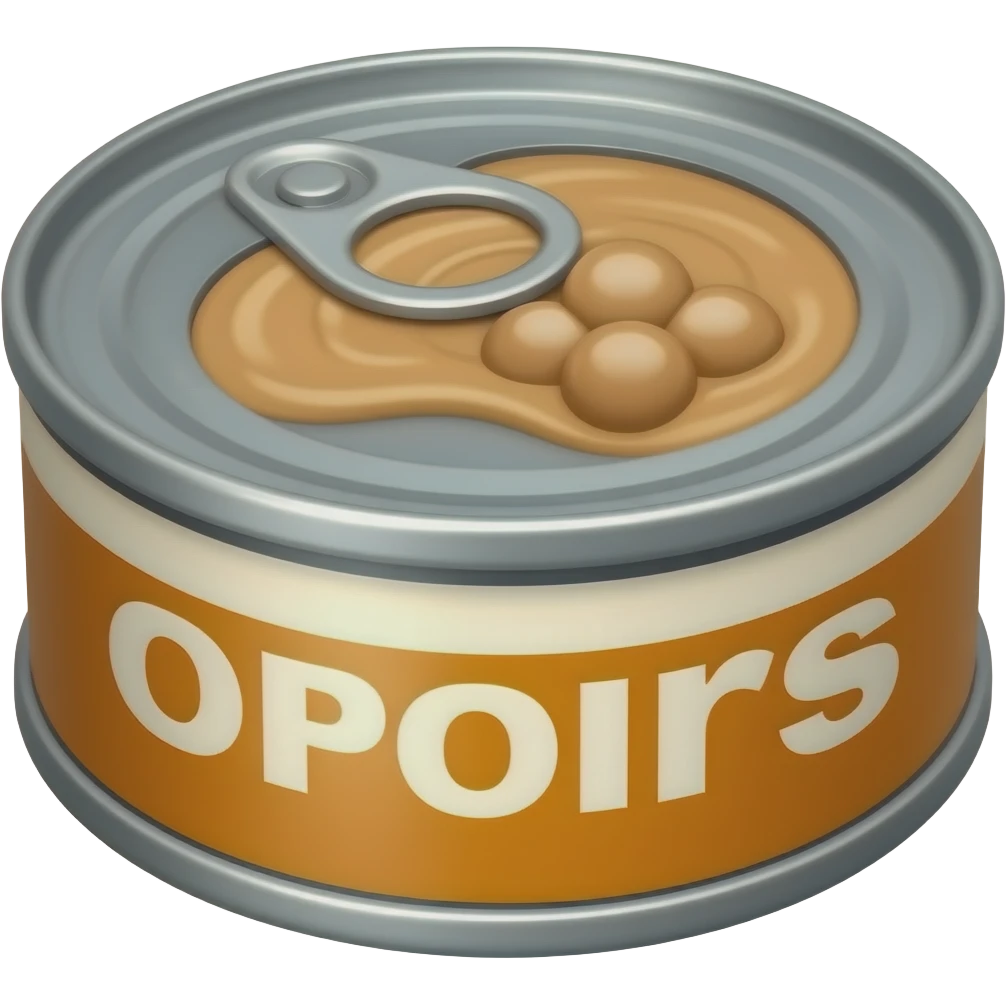 caned dog food emoji