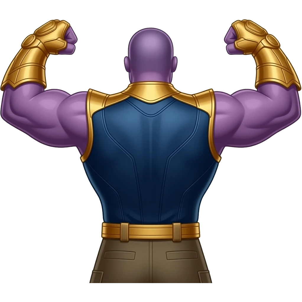 thanos back muscle emoji emoji