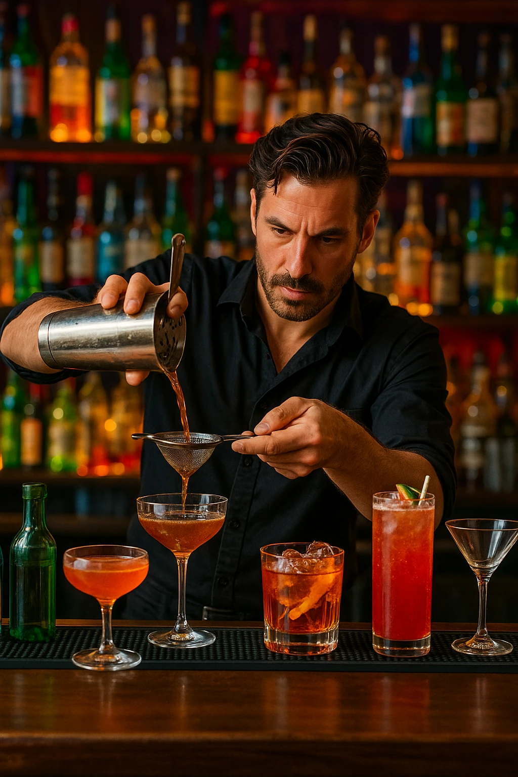 bartender mixing drinks emoji