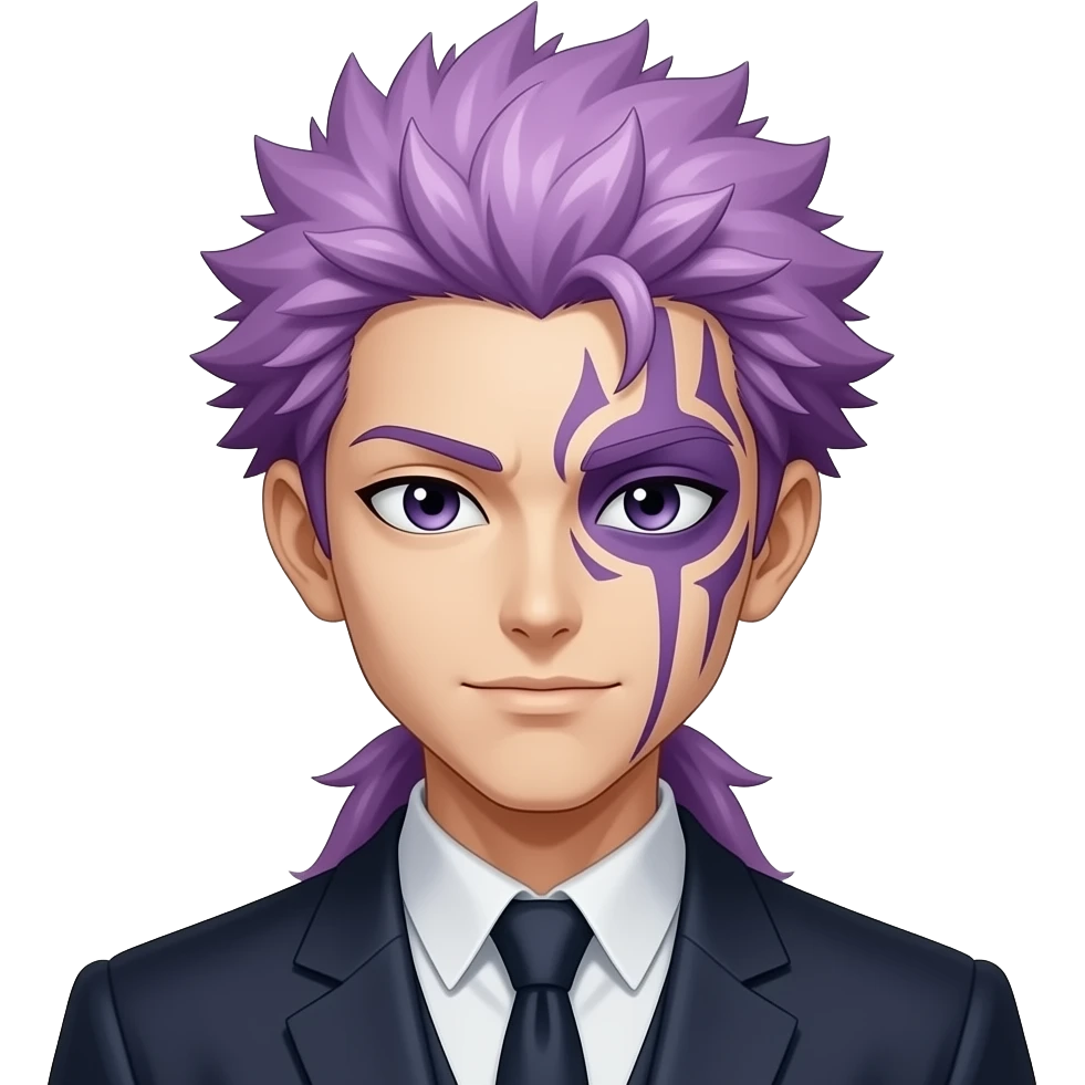 Gojo doing hollow purple emoji