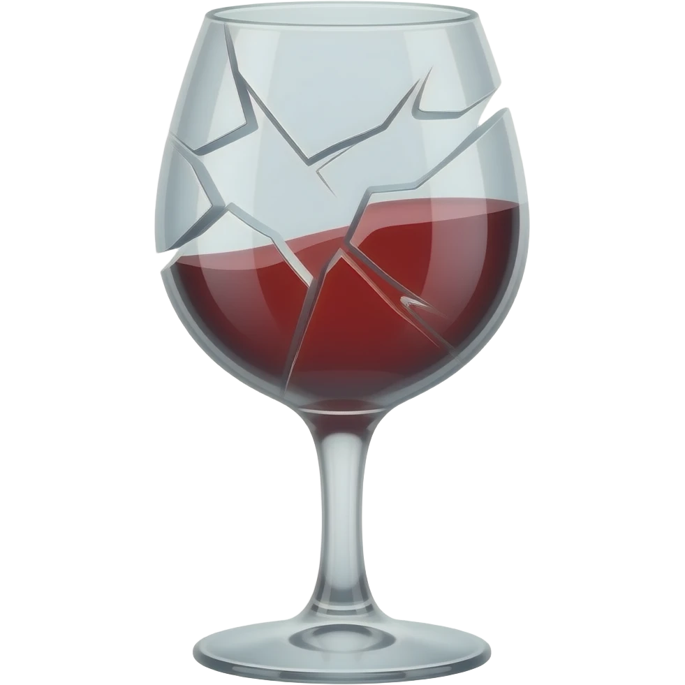broken wine glass emoji
