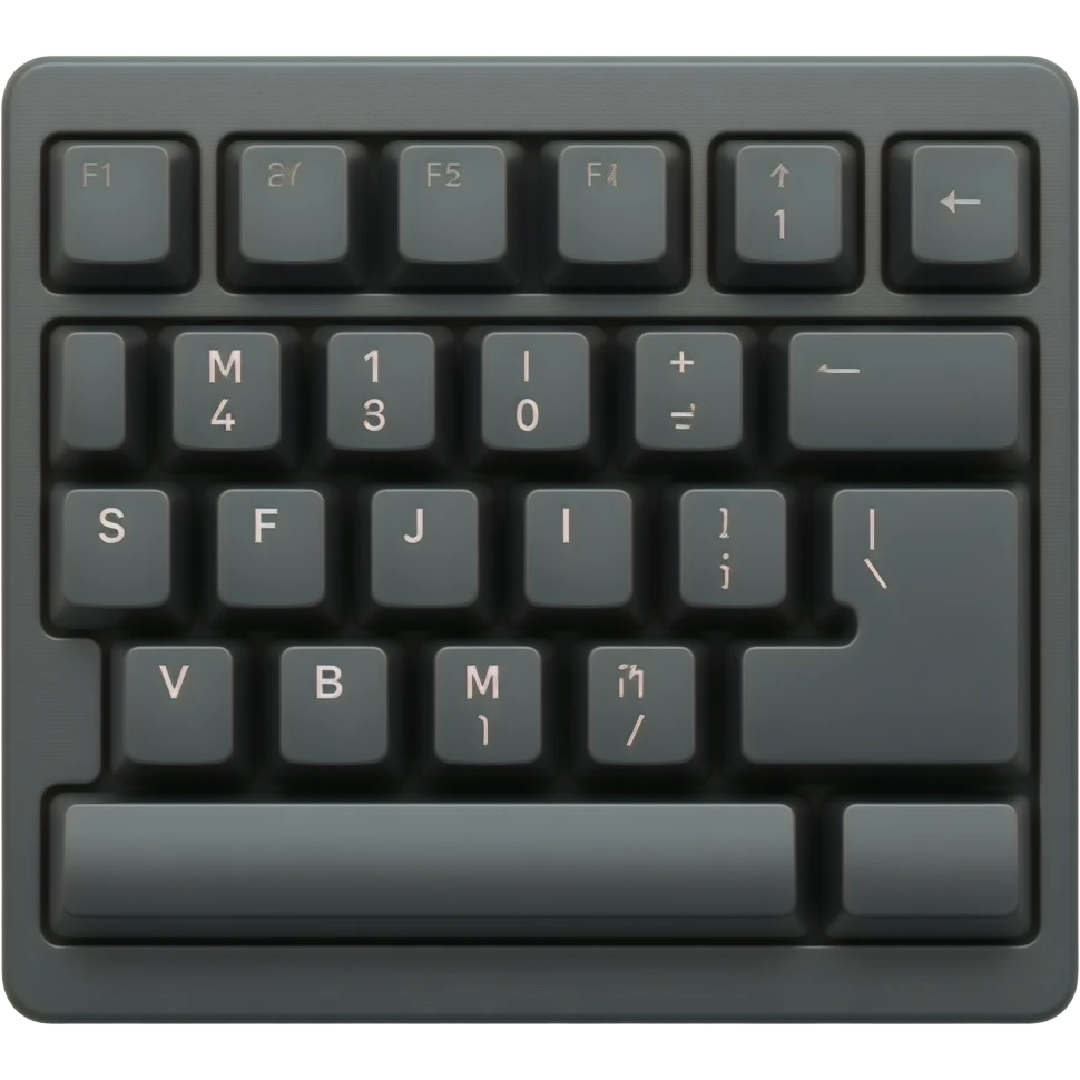 every key is 0 emoji