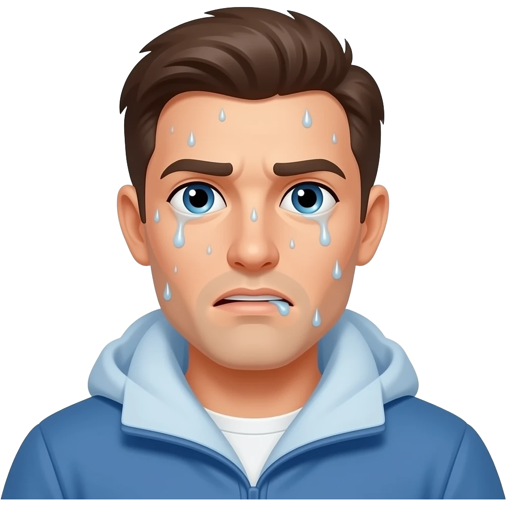 profuse sweating and hypothermia emoji