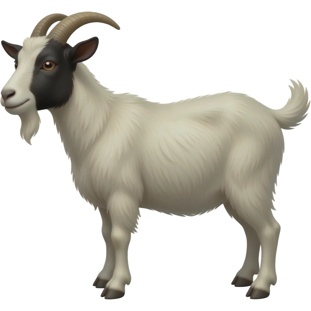 A vuaquita not a cow not in spanish and a goat emoji