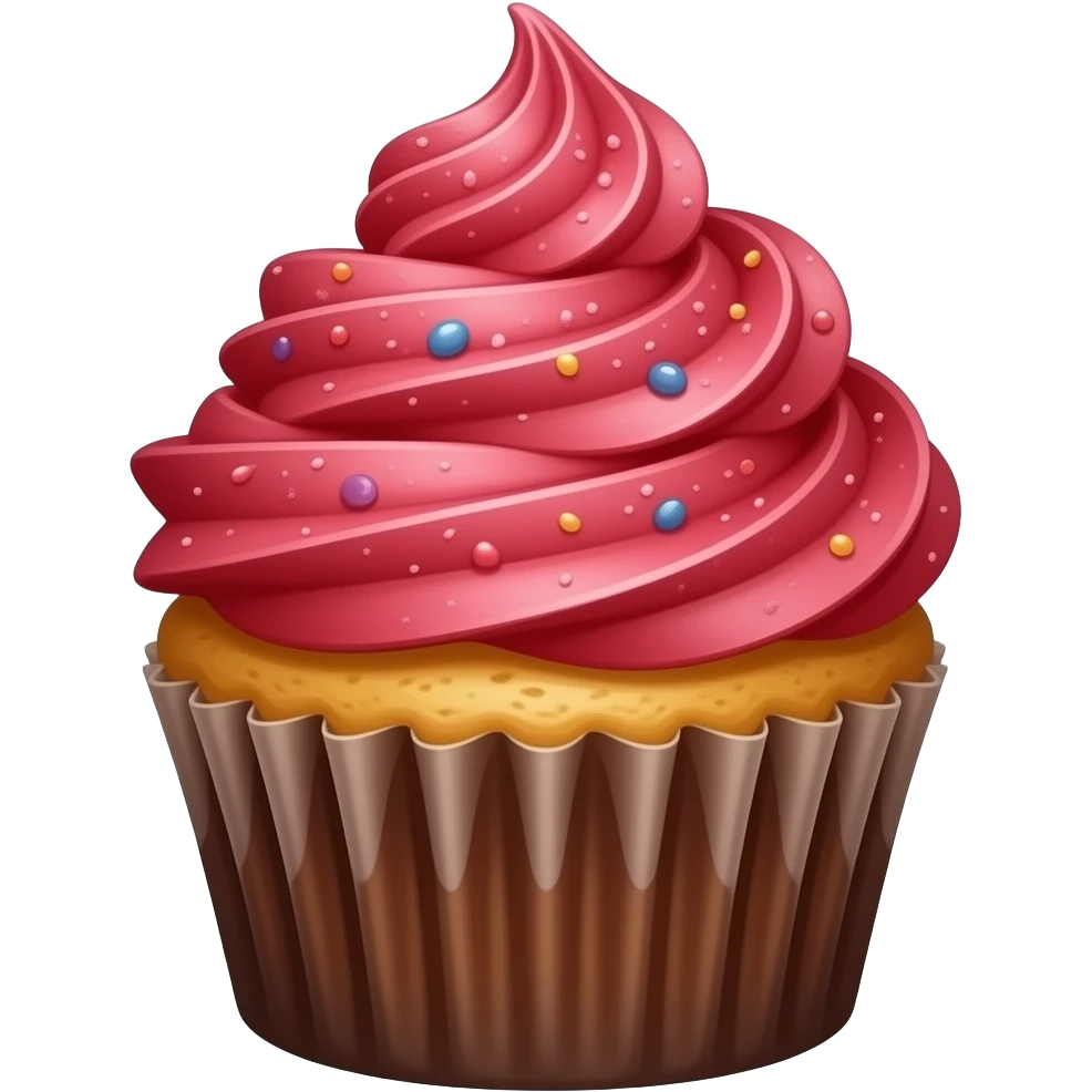 Galaxy cupcake red emoji