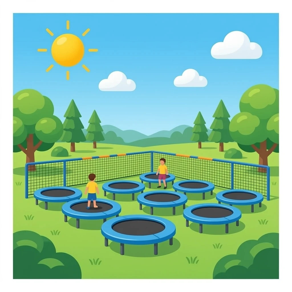 Trampoline park emoji
