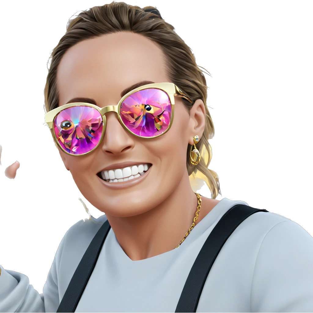 girl with jewelry in car emoji