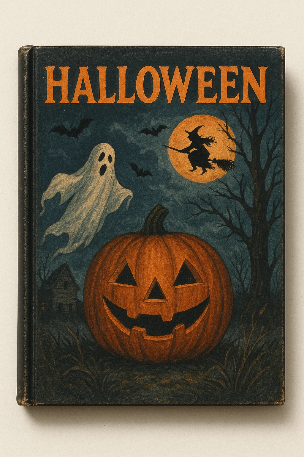 Halloween book emoji