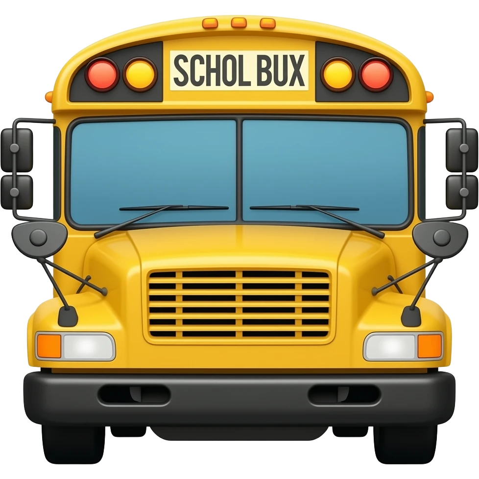 School Bus emoji