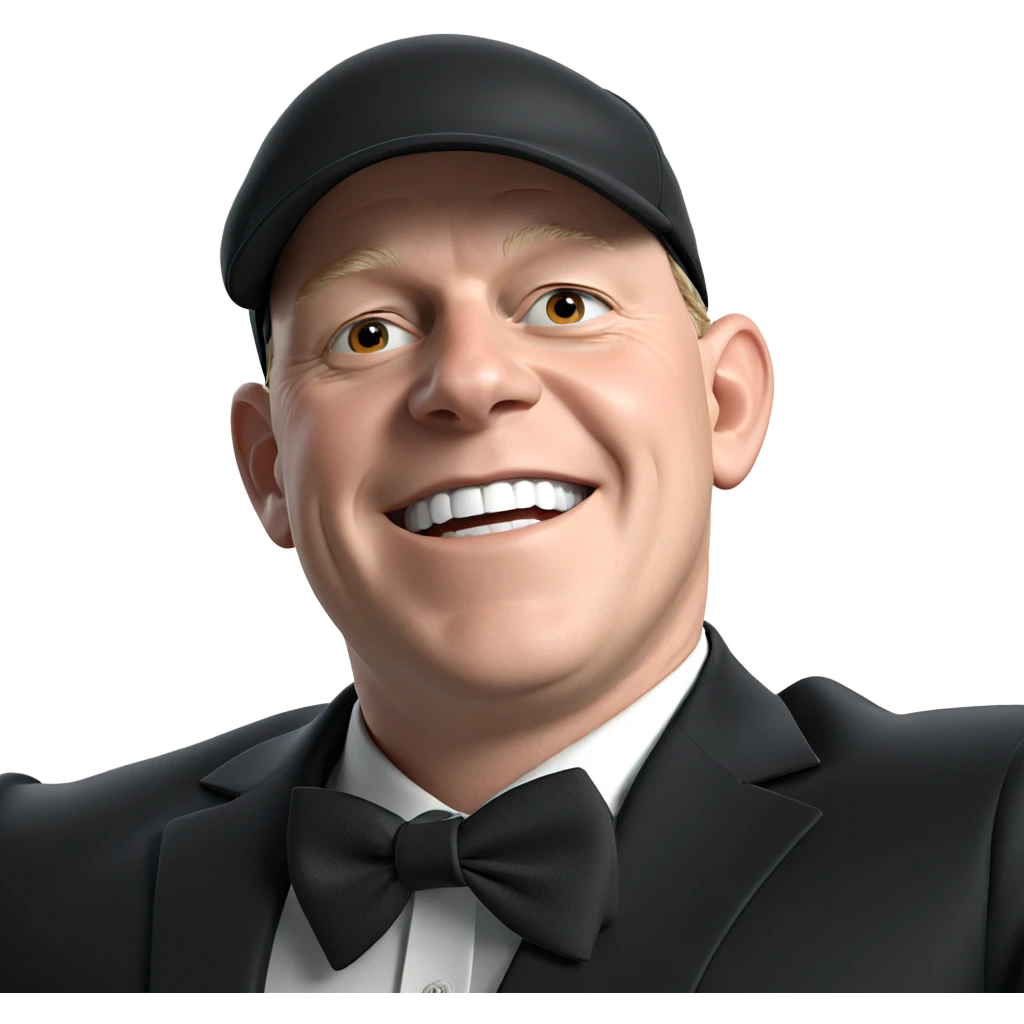 sophisticated boy in a hat emoji