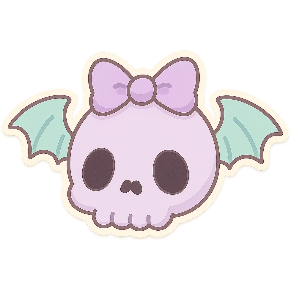 pastel goth objects, show one  emoji
