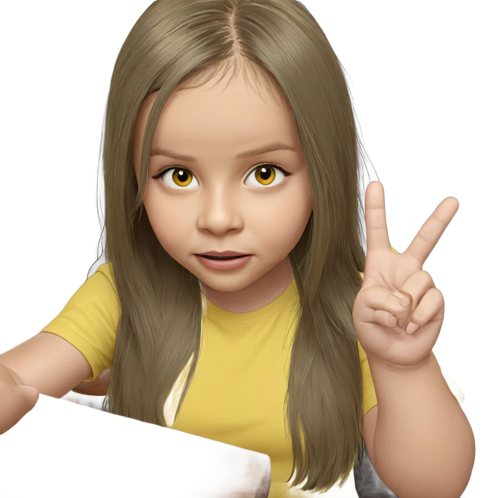 girl in yellow shirt emoji