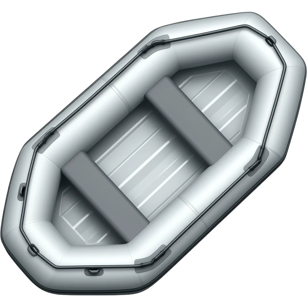 inflatable boat top view emoji