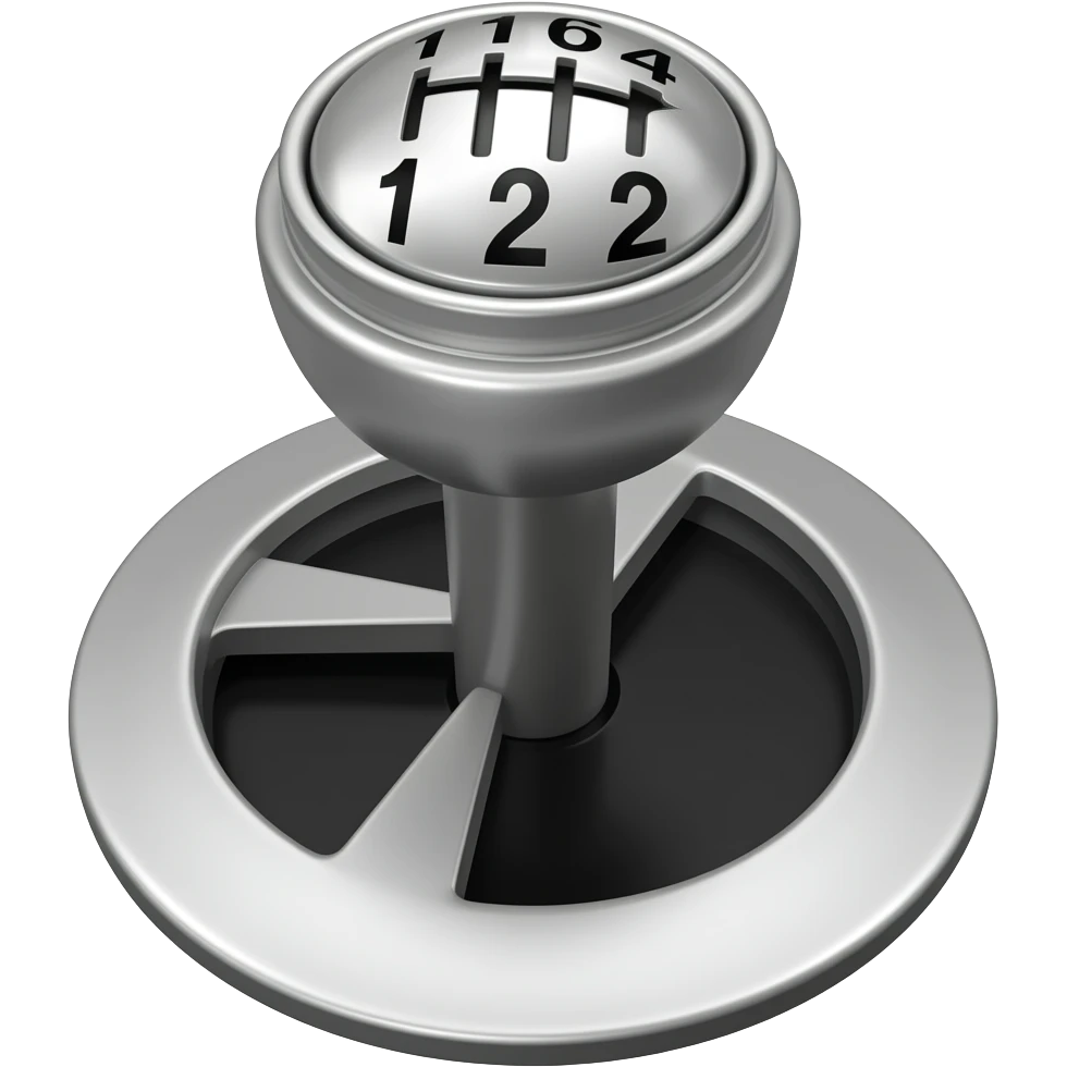Manual transmission gear shifter emoji
