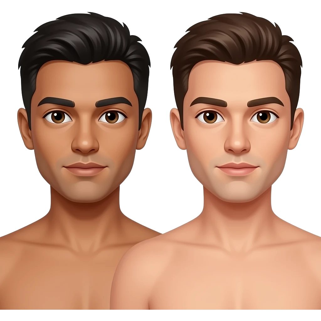 Two Naked Men emoji