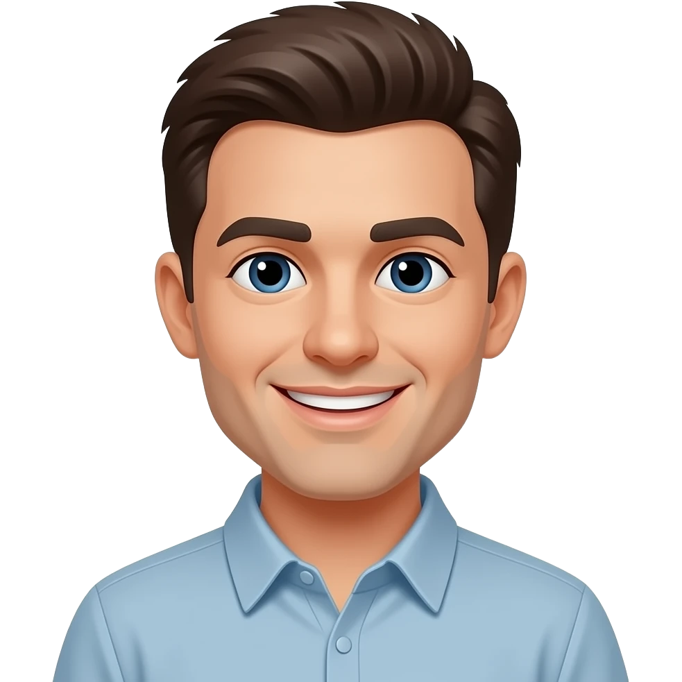 gülümseyen bir adam emoji