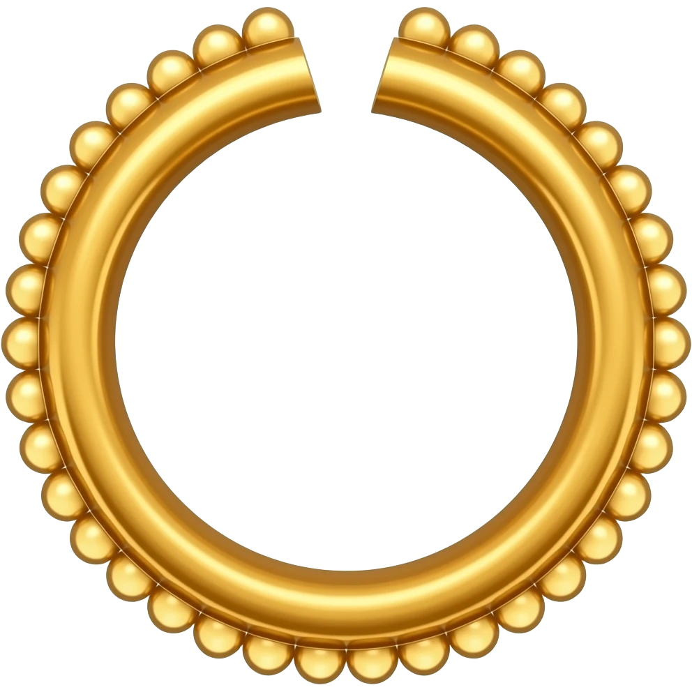 Maroon simple jhumka emoji