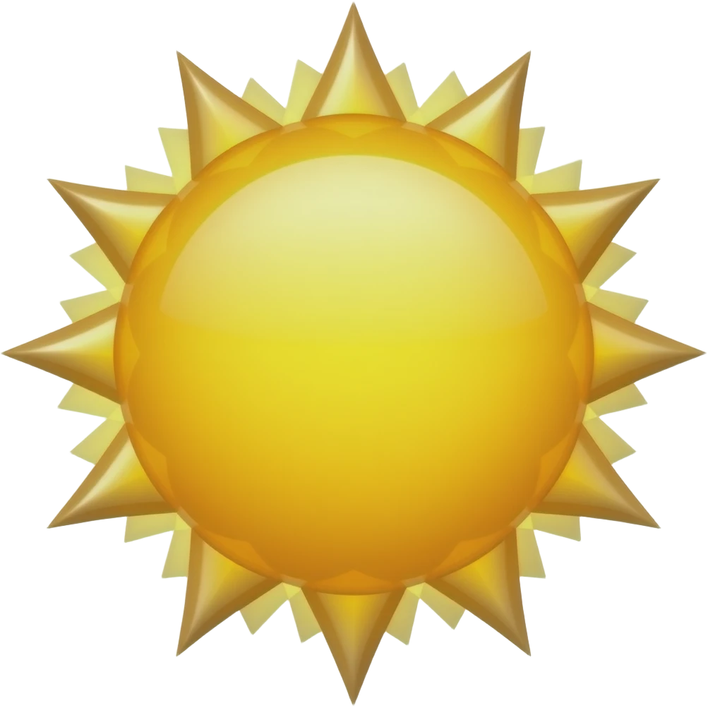 Sun emoji