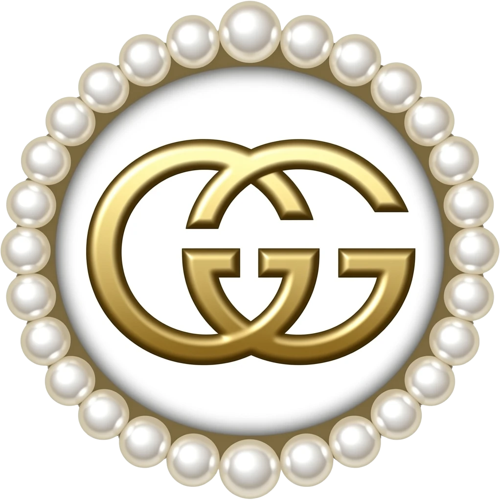 gucci pearl gucci circle GG emoji