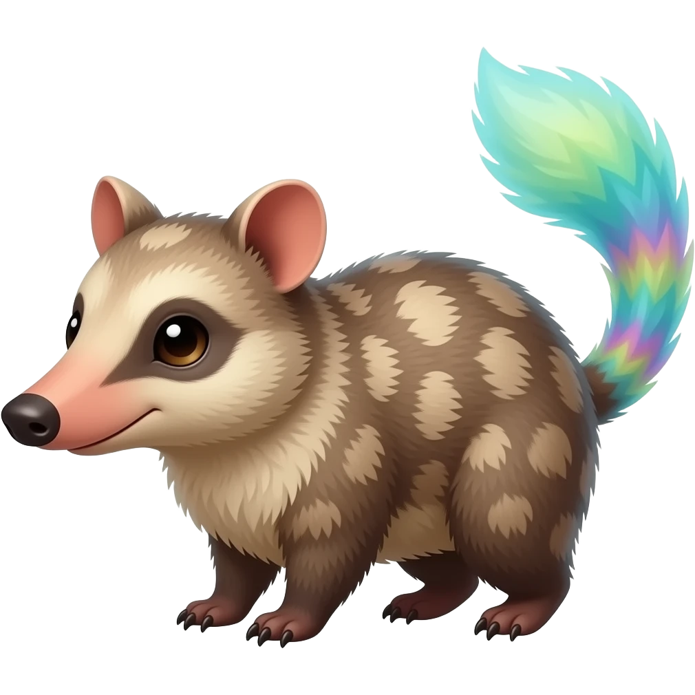 Numbat-Minccino-Munsharna-Munna-creature (full body) emoji