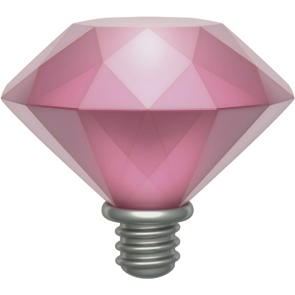 Pink diamond plug emoji