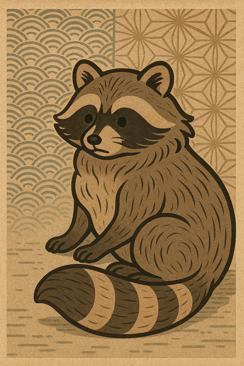 Raccoon emoji